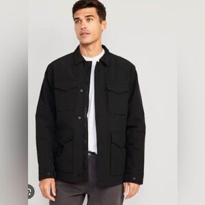 NWOT Old Navy Water-Resistant Black Utility Jacket